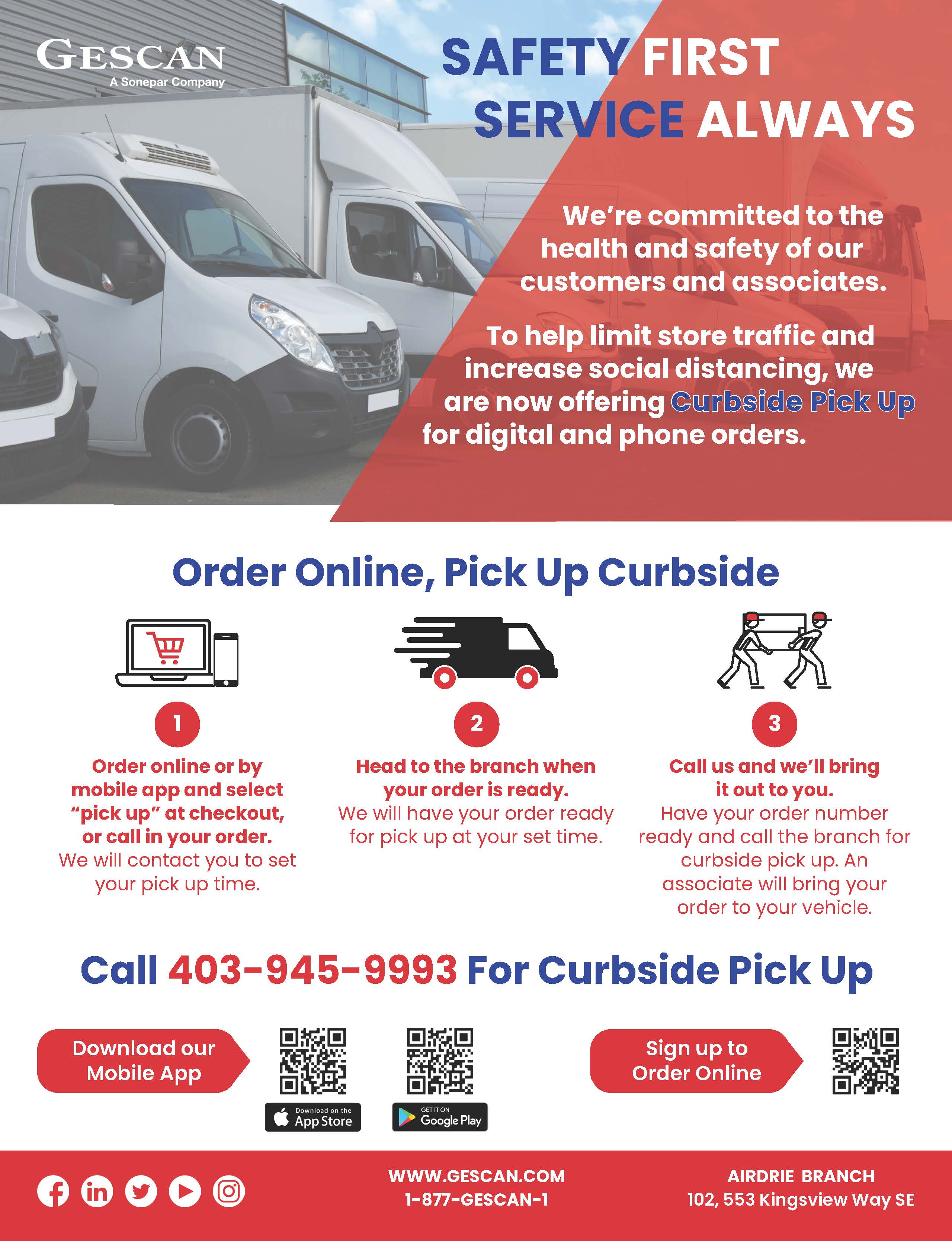 vans store curbside pickup